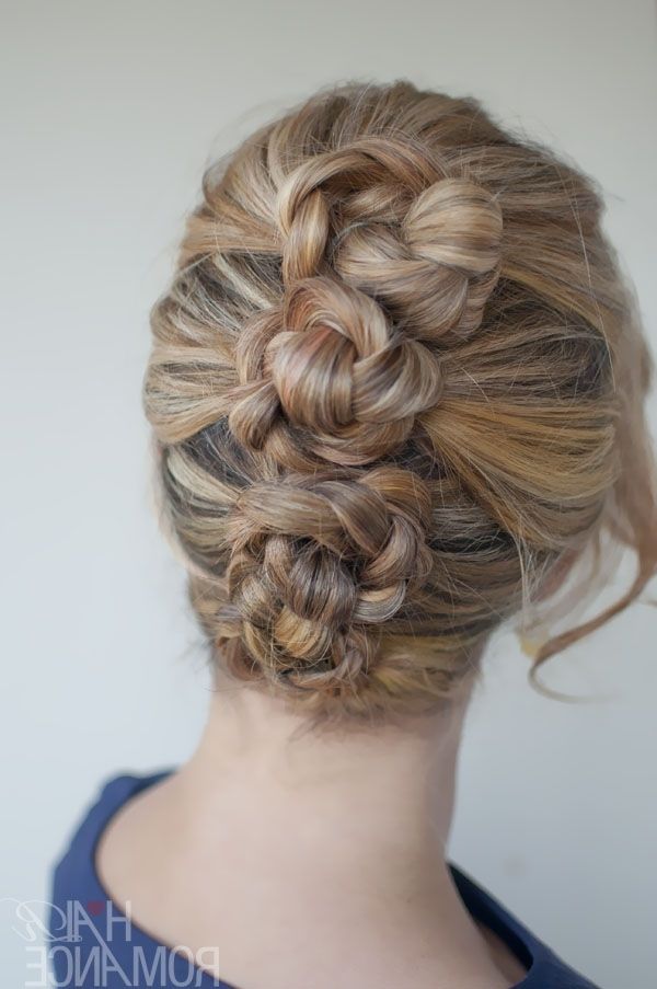 Romantic Easy Daily Hairstyle: French Roll Twist & Pin Braid Inside Current French Twist Updo Hairstyles For Medium Hair (View 8 of 15)