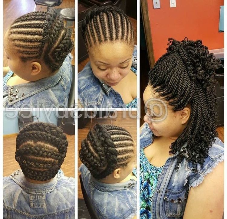 She Used Flat Twists To Create Fabulous Summer Curls On Short Within Best And Newest Crochet Braid Pattern For Updo Hairstyles (Photo 3 of 15)