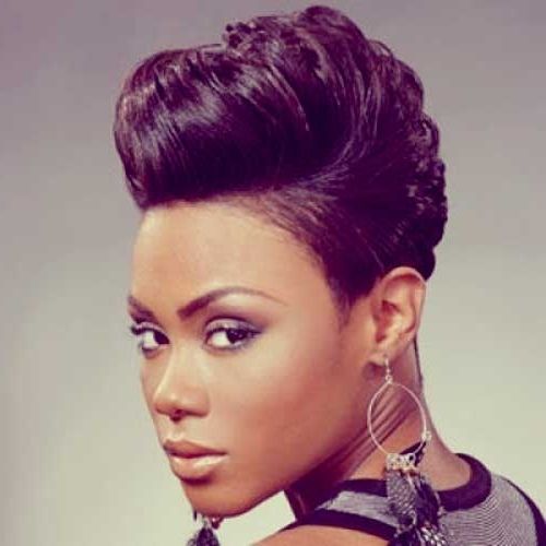Short Hair For Black Women | Short Hair, Black Women And Short Pertaining To Most Current Black Updos For Short Hair (Photo 11 of 15)