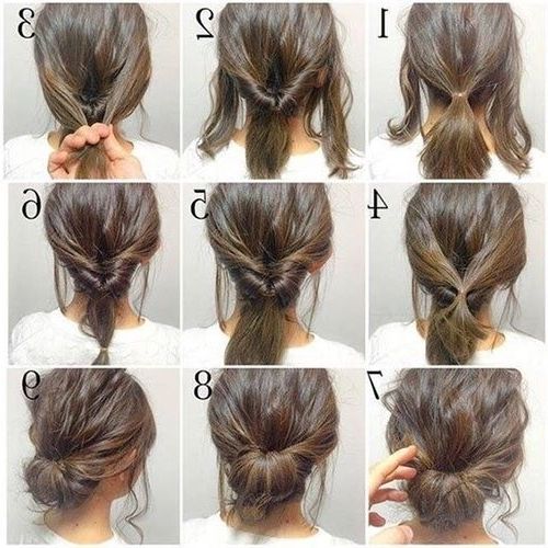 Short Hair Updos, How To Style Bobs, Lobs Tutorials In Most Popular Updo Short Hairstyles (Photo 6 of 15)