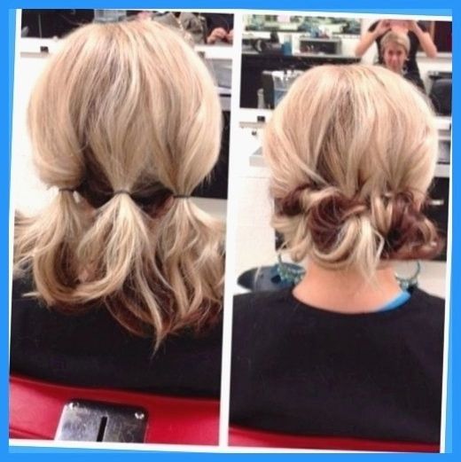 Simple Updo Short Medium Hair | Spy Auto Cars Inside Recent Quick And Easy Updo Hairstyles For Medium Hair (Photo 5 of 15)