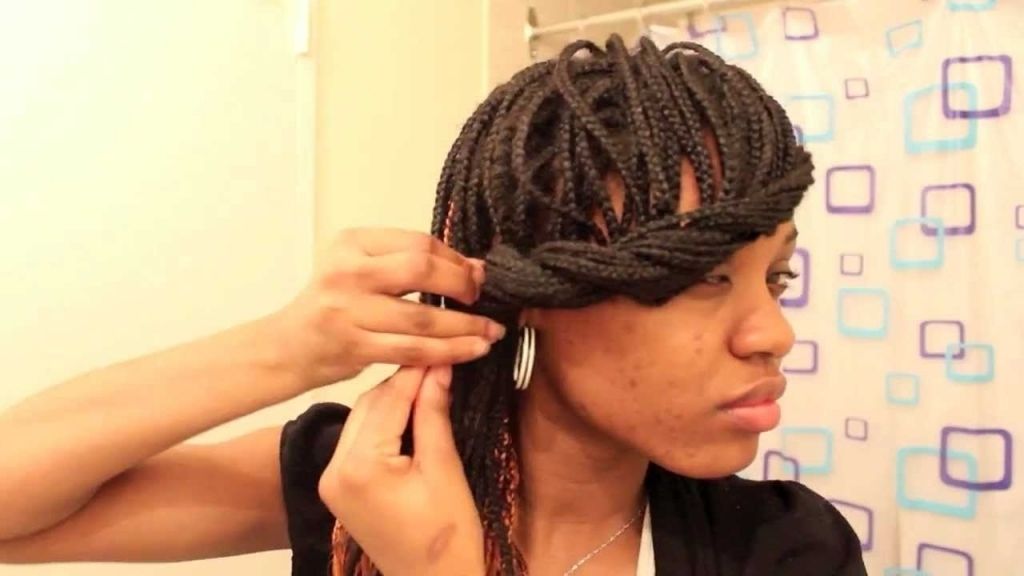 Single Braids Updo Hairstyles 10 Ways To Style Box Braids Youtube For Latest Single Braid Updo Hairstyles (Photo 11 of 15)