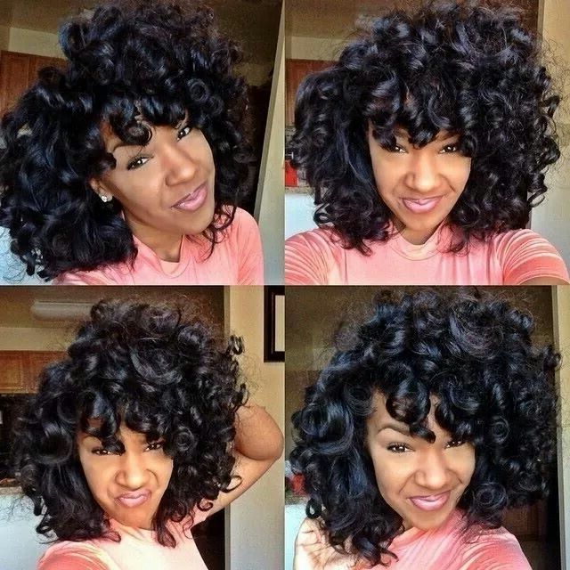 Spiral Curls Done With Perm Rods | Curls, Buns, Braids, Bobs, Knots With Regard To Best And Newest Spiral Curl Updo Hairstyles (View 14 of 15)