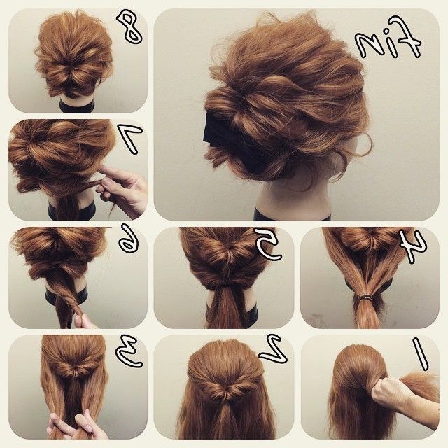 Super Easy But So Cute! Def Gonna Try This For Formal! | Hair And Within 2018 Cute Updos For Long Hair Easy (Photo 5 of 15)