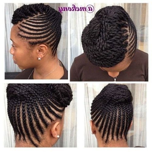 Sweet & Simple.” #cornrow #updojennifer C. Of @mekony Meko New Intended For Most Popular Cornrow Updo Hairstyles (Photo 7 of 15)