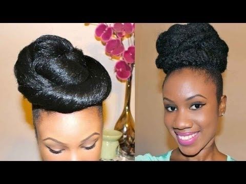 The Mega Bun & The Saturn Bun | Special Occasion Updos On Natural In Most Recently Natural Updo Bun Hairstyles (Photo 14 of 15)
