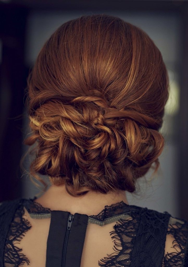 Thick Hair Hairstyles: 7 Updos To Try Inside Most Popular Hair Updo Hairstyles For Thick Hair (Photo 14 of 15)