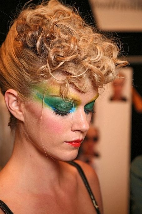 This Feels Super 80s But I Dig..not A Fan Of The Makeup Though Obv Within 2018 80s Hair Updo Hairstyles (Photo 6 of 15)