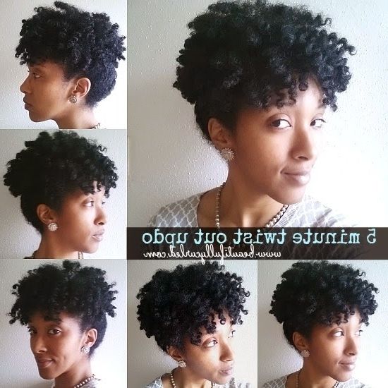 Twist Out Archives – Beautifully Curled Within Recent Updo Twist Out Hairstyles (View 9 of 15)