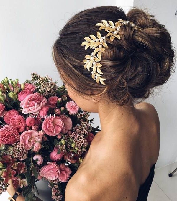 Ulyana Aster Long Bridal Hairstyles For Wedding | Deer Pearl Flowers Regarding 2018 Long Hair Updo Hairstyles For Wedding (Photo 13 of 15)