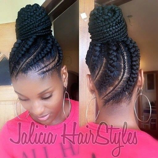Updo Cornrow Hairstyles For Black Women Mode For Most Recently African Cornrows Updo Hairstyles (Photo 11 of 15)