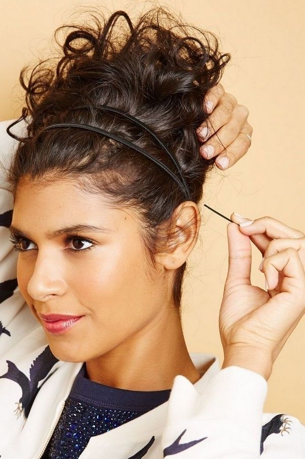 Featured Photo of 15 Best Casual Updos for Naturally Curly Hair