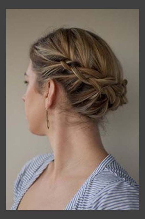 Updos For Medium Length Hair | Your Fairy Godmother Regarding Newest Casual Updos For Shoulder Length Hair (Photo 14 of 15)