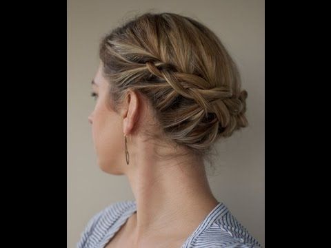 Updos For Short Fine Hair – Youtube Throughout 2018 Updos For Fine Short Hair (Photo 1 of 15)