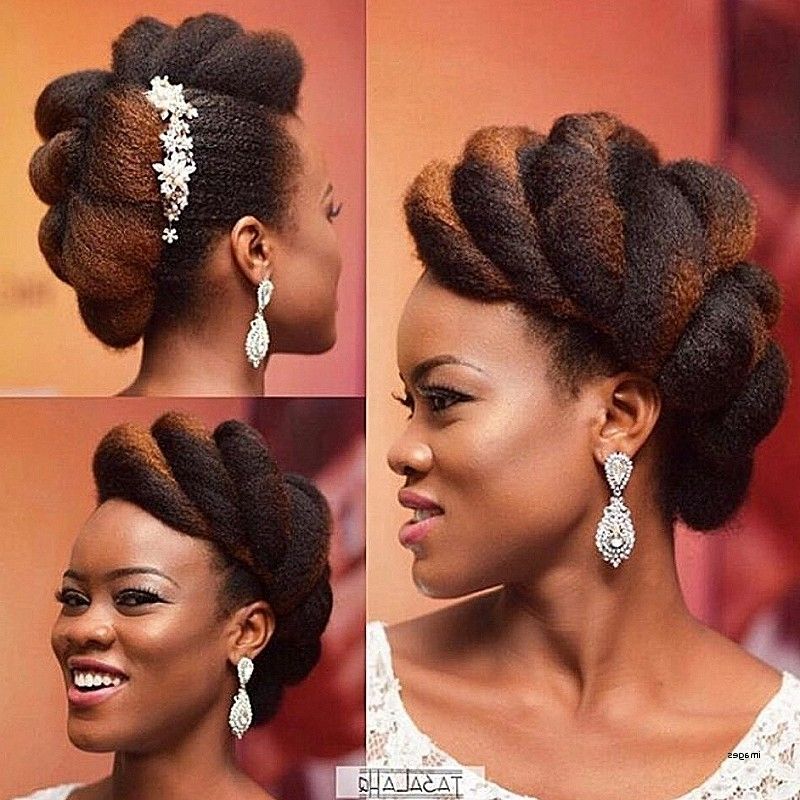 Wedding Hairstyles. Inspirational Natural Hair Updo Hairstyles For With Regard To Latest Natural Hair Wedding Updo Hairstyles (Photo 14 of 15)