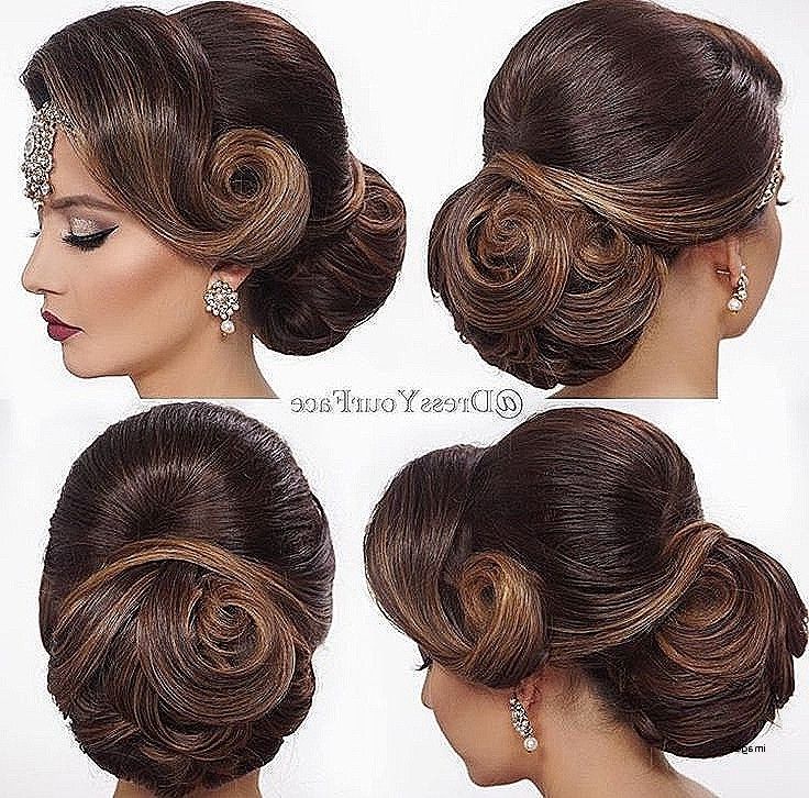 Wedding Hairstyles. Luxury Updo Hairstyles For Indian Weddings: Updo Regarding Most Current Indian Updo Hairstyles (Photo 6 of 15)