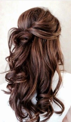 10 Romantic Half Up Half Down Hairstyles For Wedding Pertaining To Half Up Half Down Straight Wedding Hairstyles (View 4 of 15)