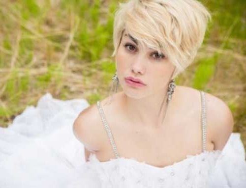 10 Super Short Bridal Hairstyles | Short Blonde, Blondes And Shorts Intended For Wedding Hairstyles For Short Blonde Hair (View 5 of 15)