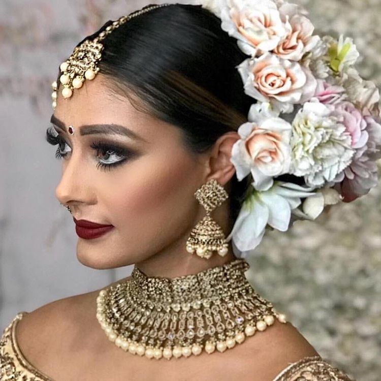 11 Hottest Indian Bridal Hairstyles To Make You Look Like A Diva At Regarding Indian Bun Wedding Hairstyles (View 13 of 15)