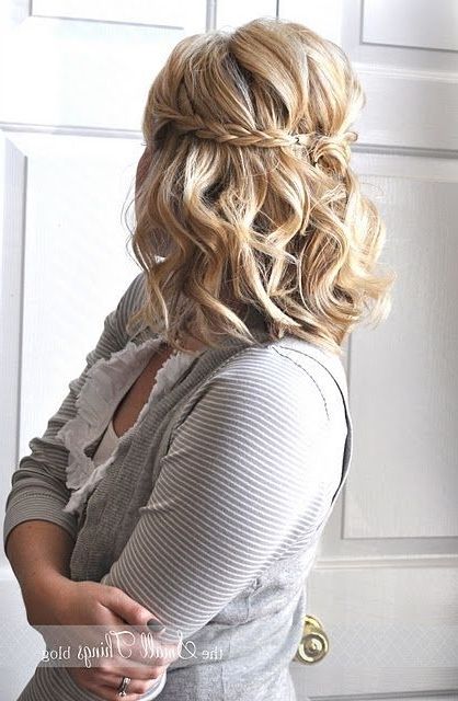 15 Fantastic Updos For Medium Hair | Pinterest | Medium Length Hairs In Mid Length Wedding Hairstyles (View 12 of 15)
