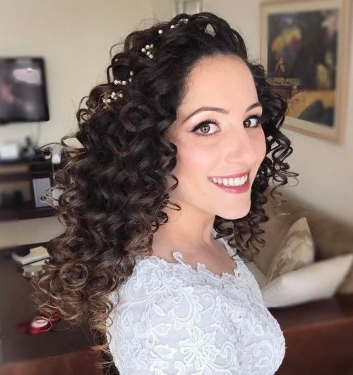 15 Latest Inspirational Unique Wedding Hairstyles 2018 2019 | Regarding Ringlets Wedding Hairstyles (View 7 of 15)