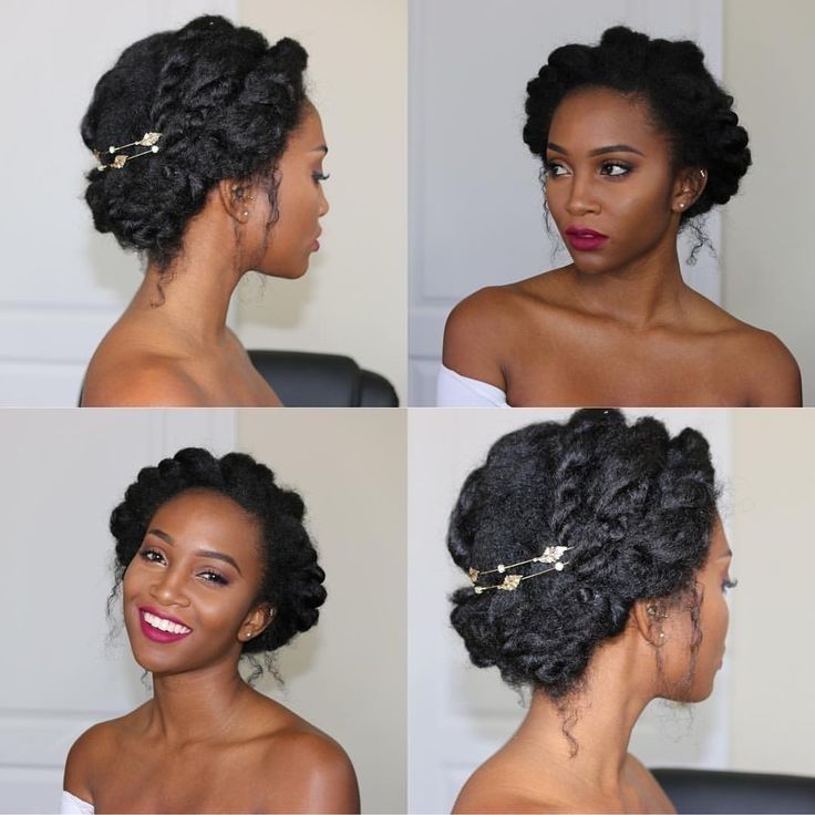 19 Best Wedding Hair/make Up Images On Pinterest | Beauty Makeup Inside Wedding Hairstyles For Natural Kinky Hair (View 11 of 15)