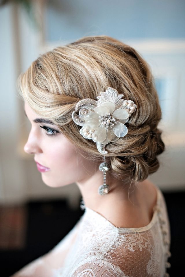 20 Elegant Art Deco Bridal Hair & Makeup Ideas | Pinterest | Makeup Within Vintage Wedding Hairstyles (View 7 of 15)