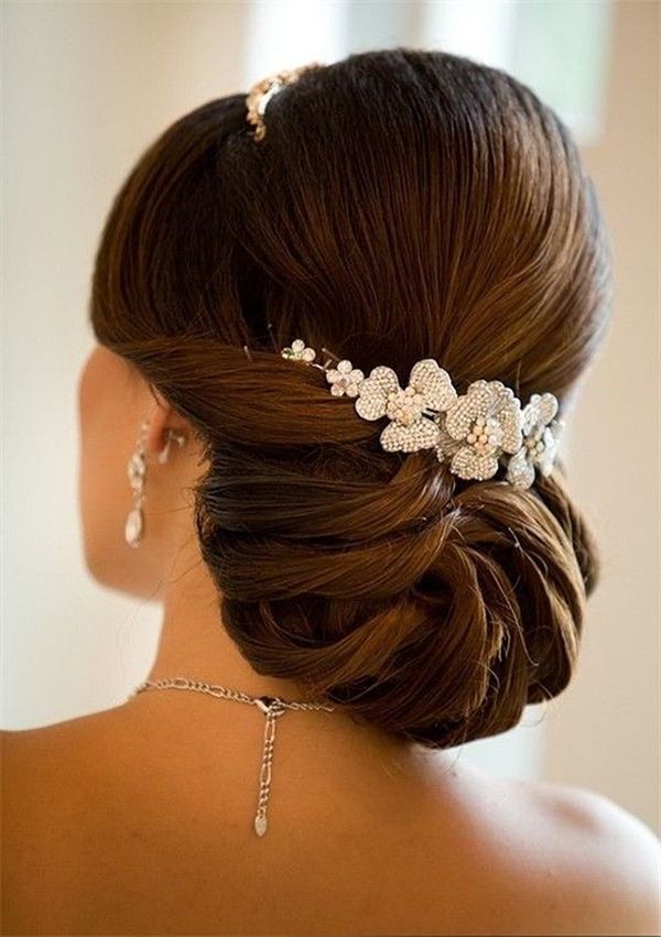 20 Most Elegant And Beautiful Wedding Hairstyles | Pinterest With Elegant Updo Wedding Hairstyles (View 1 of 15)