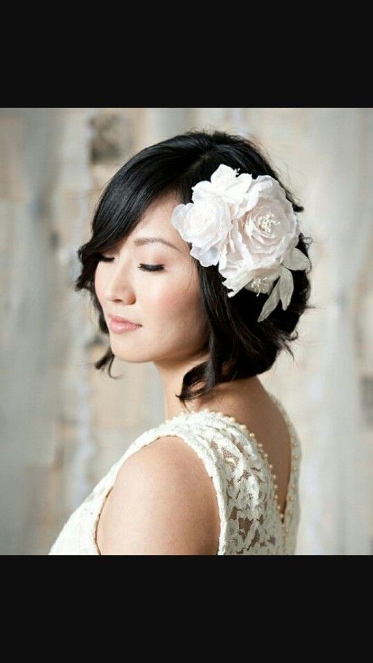 24 Best Wedding Hairstyles & Makeup Images On Pinterest | Bridal With Asian Bridal Hairstyles For Short Hair (View 5 of 15)