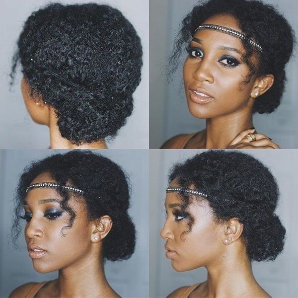 25 Cute Protective Hairstyles For Natural Hair In 2018 Regarding Wedding Hairstyles For Medium Length Natural Hair (View 12 of 15)