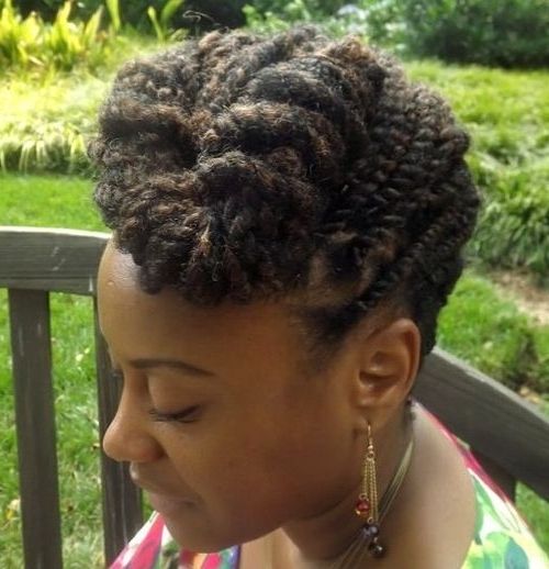 30 Hot Kinky Twists Hairstyles To Try In 2018 | Updo, Twist Throughout Wedding Hairstyles With Kinky Twist (View 12 of 15)