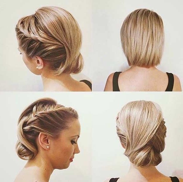 31 Wedding Hairstyles For Short To Mid Length Hair | Page 2 Of 3 With Wedding Hairstyles For Short Bob Hair (View 4 of 15)