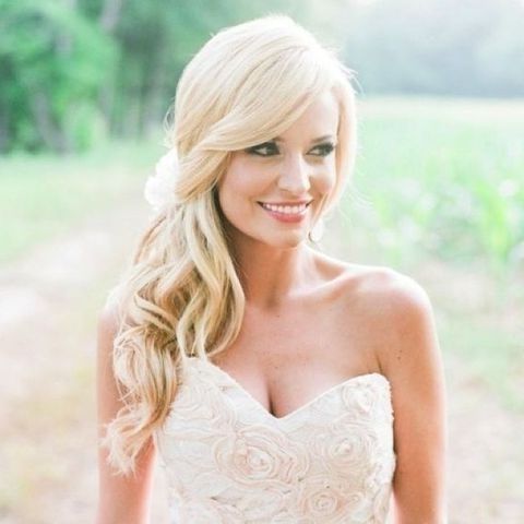 40 Gorgeous Side Swept Wedding Hairstyles | Pinterest | Side Swept With Regard To Wedding Hairstyles On The Side (View 10 of 15)