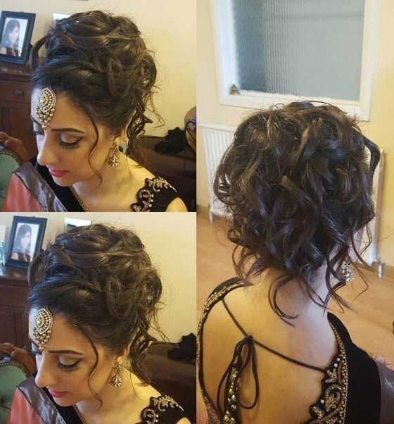40 Indian Bridal Hairstyles Perfect For Your Wedding Within Hindu Wedding Hairstyles For Long Hair (View 14 of 15)