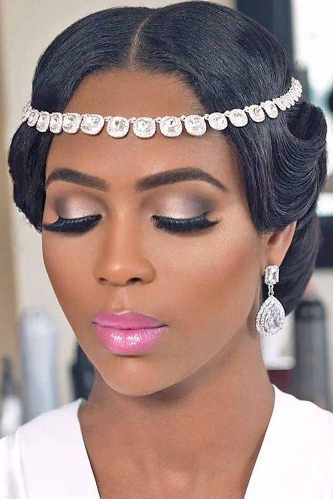 42 Black Women Wedding Hairstyles | Pinterest | Black Women Intended For Wedding Hairstyles For Black Women (Photo 1 of 15)