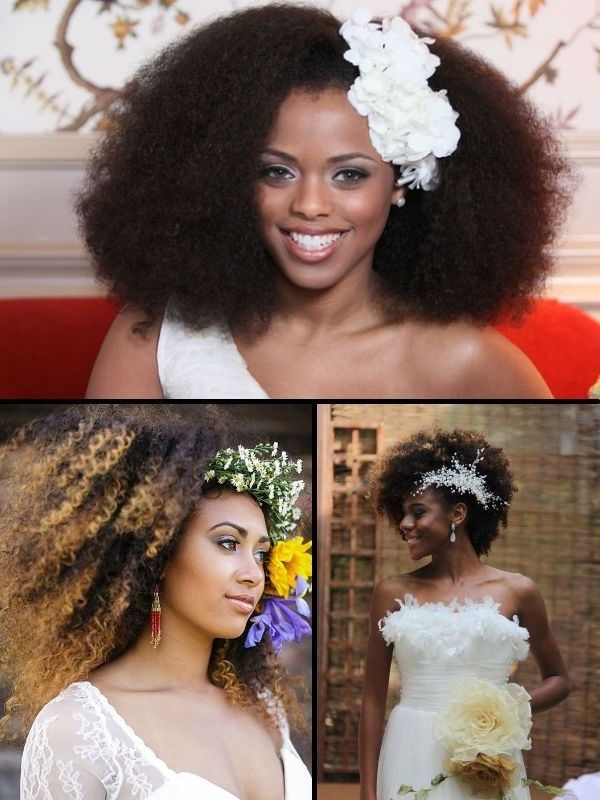 49 Best Natural Bridal Hairstyles Images On Pinterest | African With Regard To Wedding Hairstyles For Kinky Hair (View 1 of 15)