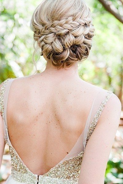 5 Summer Wedding Hairstyles To Rip From The Runway | Pinterest Regarding Wedding Updos For Long Hair With Braids (View 1 of 15)