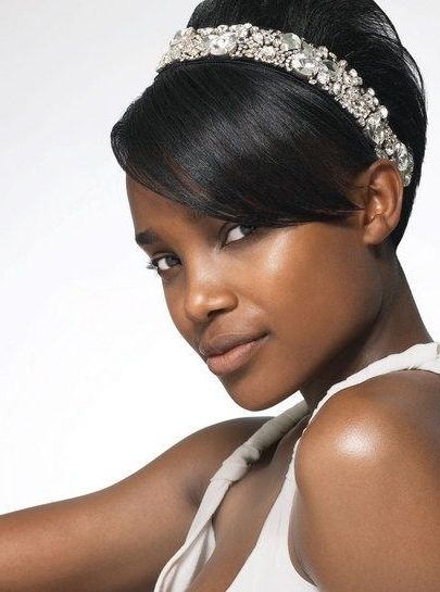 African Americans Wedding Hair Styles For Short Hair (405×545 Pertaining To Wedding Hairstyles For Short Ethnic Hair (View 1 of 15)