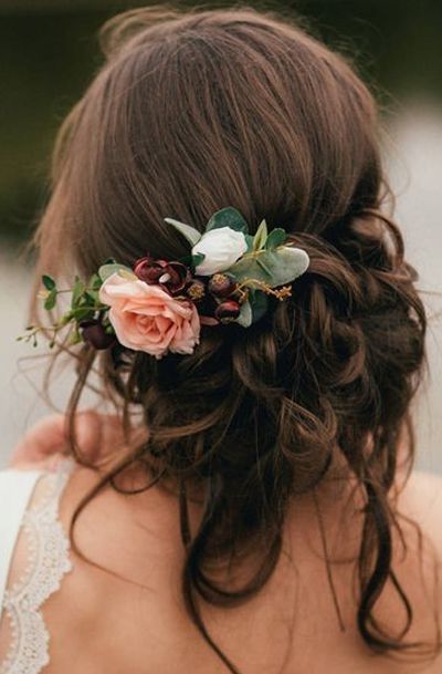 Annabelle Flower Hair Comb | Hairstyles | Pinterest | Flower Hair Within Wedding Hairstyles With Flowers (View 1 of 15)