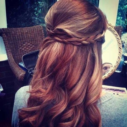 Awesome Half Up Half Down Wedding Hairstyles For Medium Length Hair Within Half Up Medium Length Wedding Hairstyles (View 12 of 15)