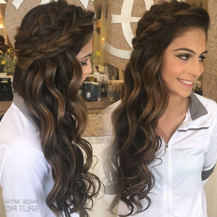 Awesome Long Hair Wedding Styles Down Gallery Styles & Ideas Prom With Regard To Down Long Hair Wedding Hairstyles (View 9 of 15)