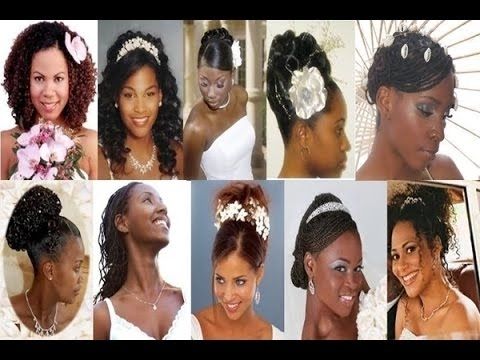 Bridal Hairstyle For Black Women Short, Medium, Long Hair 2015 – Youtube Intended For Wedding Hair For Black Bridesmaids (View 6 of 15)