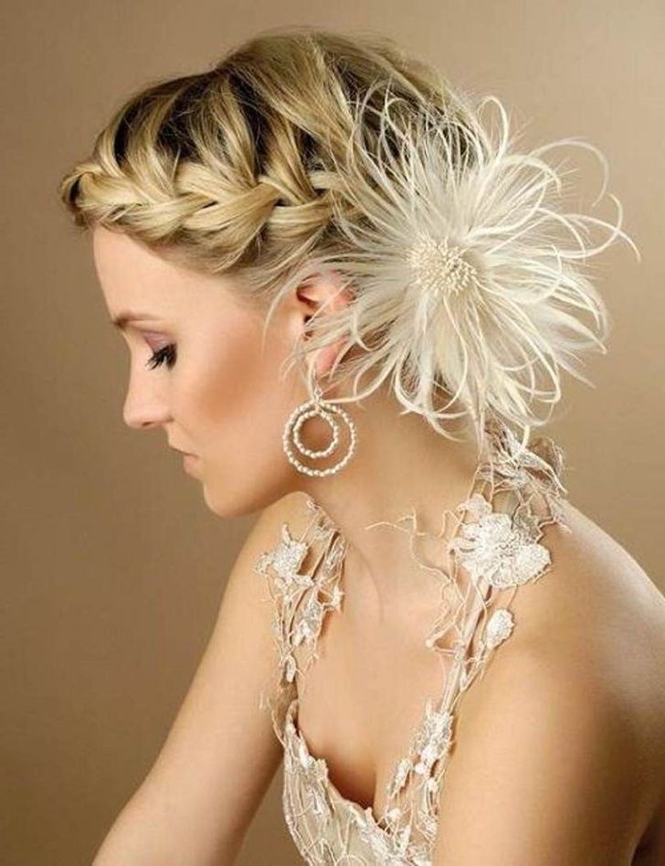 Bridal Hairstyles For Short African Hair, Indian Wedding Hairstyles Pertaining To Wedding Hairstyles For Short Hair And Round Face (View 6 of 15)