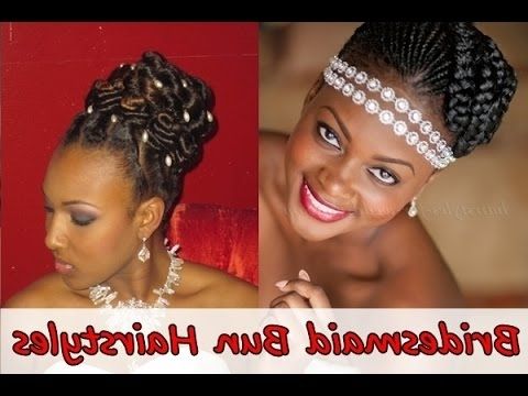 Bridesmaid Hairstyles, Bridesmaid Hairstyles Updo For African Within Wedding Hairstyles With Braids For Black Bridesmaids (View 1 of 15)