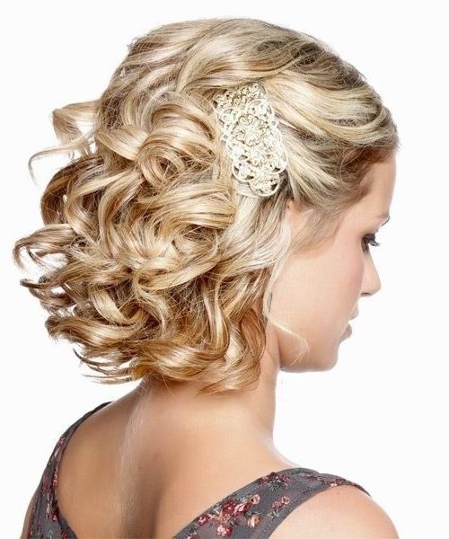 Bridesmaid Hairstyles For Short Hair | Pinterest | Bridesmaid Within Wedding Hairstyles For Bridesmaids With Short Hair (View 1 of 15)