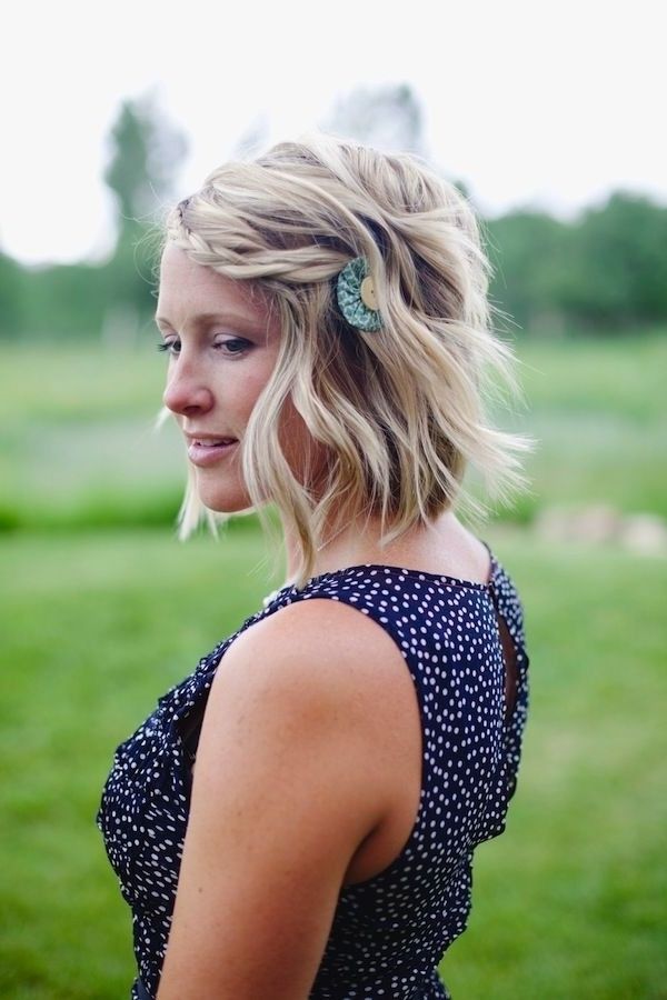 Bridesmaid Short Hairstyles Lovely Bridesmaid Hairstyles For Short Within Short Wedding Hairstyles For Bridesmaids (View 10 of 15)