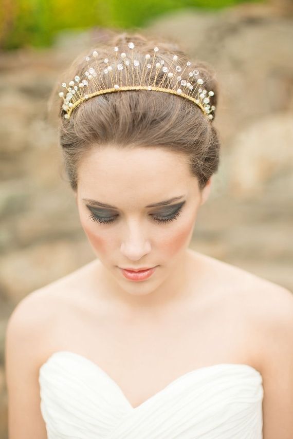Crowning Glory – The Return Of The Bridal Tiara | Weddingsonline In Tiara Wedding Hairstyles (View 12 of 15)