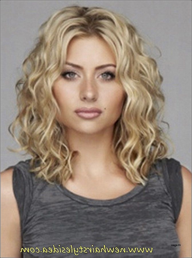 Curly Hairstyles. Best Of Hairstyles For Shoulder Length Curly Hair For Wedding Hairstyles For Medium Length Hair With Fringe (Photo 8 of 15)