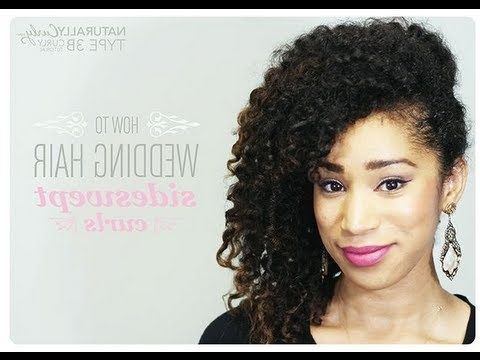 Curly Wedding Hairstyle Tutorial | Naturallycurly – Youtube Inside Wedding Hairstyles For Naturally Curly Hair (View 15 of 15)