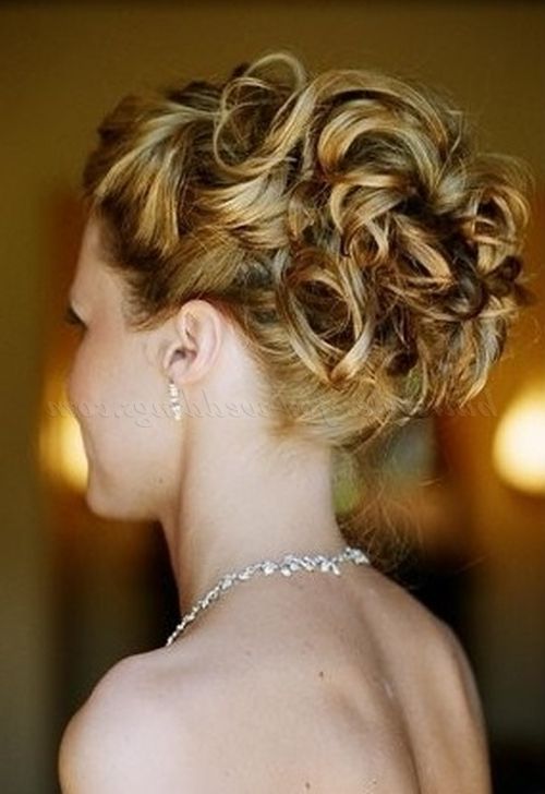 Curly Wedding Updos – Curly Wedding Hairstyle For Long Hair Within Updos With Curls Wedding Hairstyles (View 12 of 15)